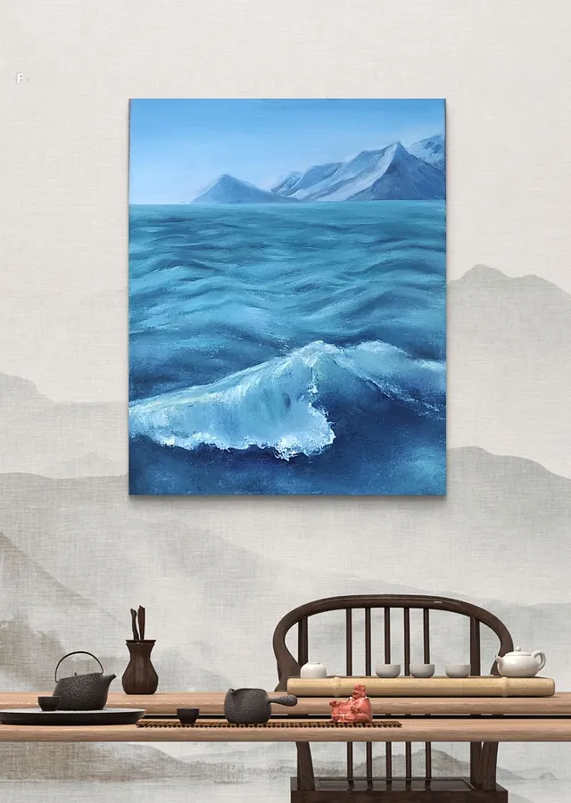 Image of Sea tide by Natalya Tomchuk , size: 50x30 cm, priced at $150