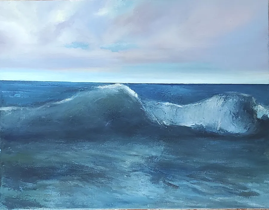 Image of Sea by Natalya Tomchuk , size: 35x45 cm, made of Полотно, олія, priced at €200