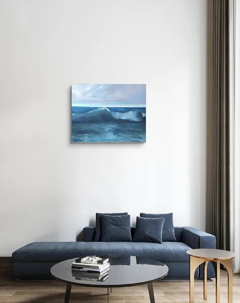 Image of Sea by Natalya Tomchuk , size: 35x45 cm, made of Полотно, олія, priced at €200 Photo 3 of 3.