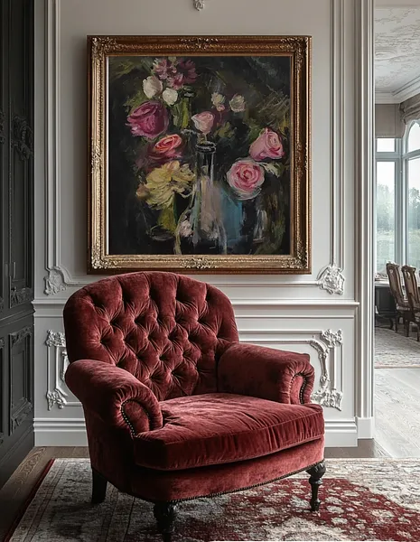 Image of Portrait  by Natalya Tomchuk , size: 50x40, made of Полотно, олія, Painting medium, from Kiev , priced at $500 Photo 3 of 3.